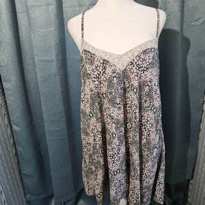 About A Girl Black and White Pleated Sundress